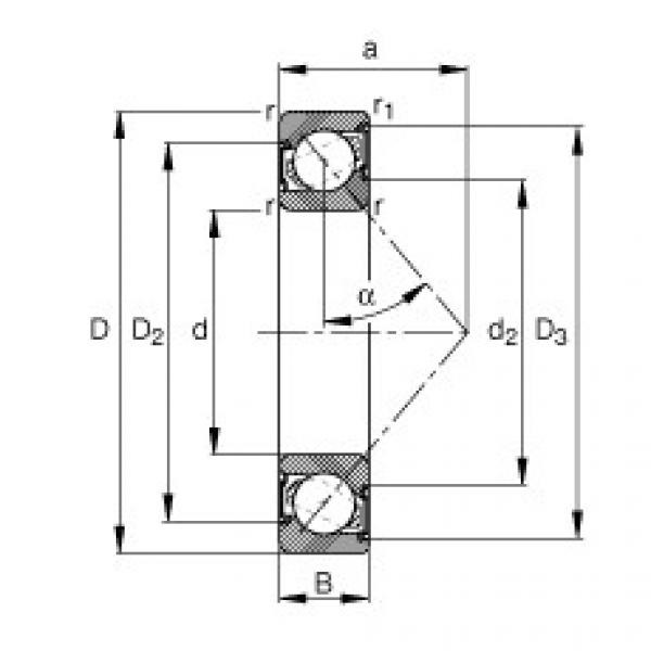 підшипник 7308-B-2RS-TVP FAG #1 image