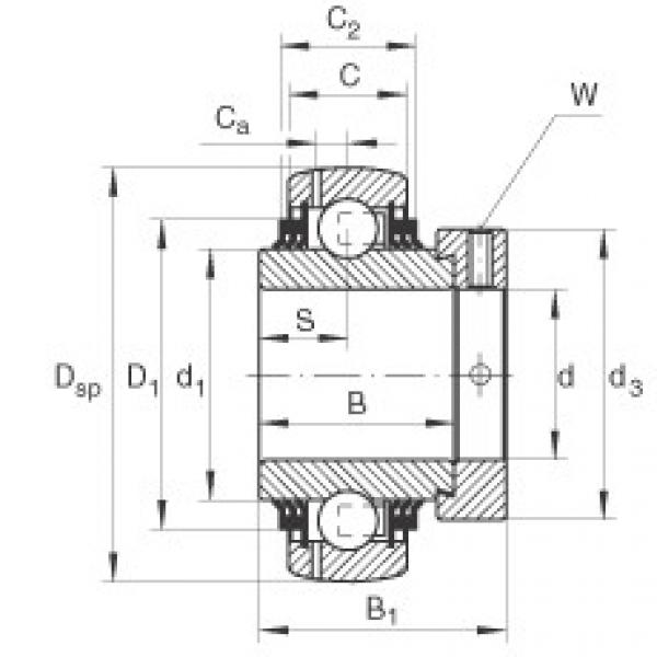 підшипник GE60-KTT-B INA #1 image