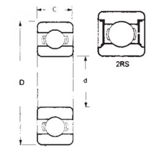 підшипник 6020-2RS FBJ #1 image