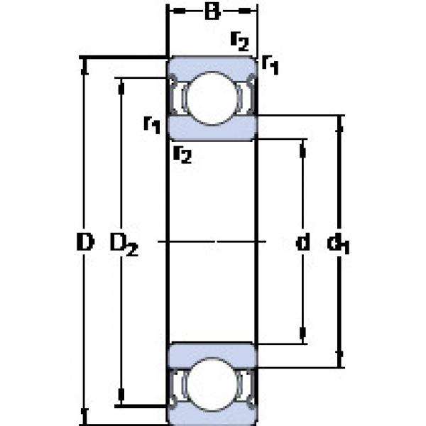 підшипник D/W R1-2Z SKF #1 image