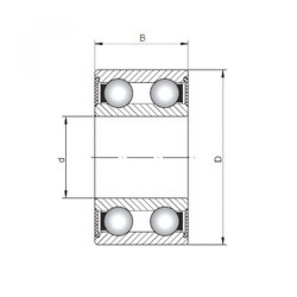 підшипник 4306-2RS ISO #1 image