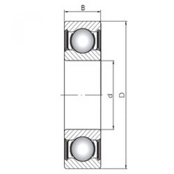 підшипник 6307-2RS ISO #1 image