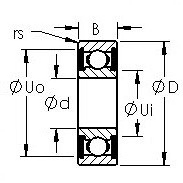 підшипник 627H-2RS AST #1 image