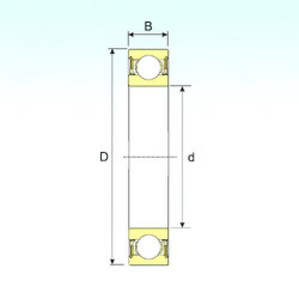 підшипник 6008-2RZ ISB #1 image