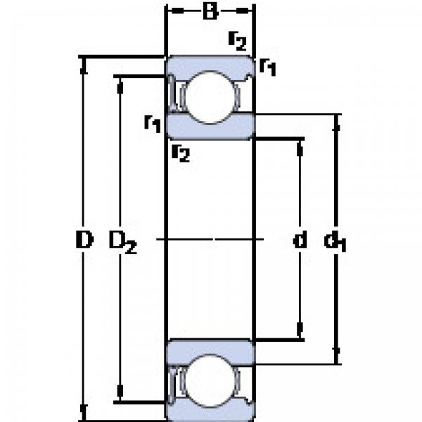 підшипник 6308-RZ SKF #1 image