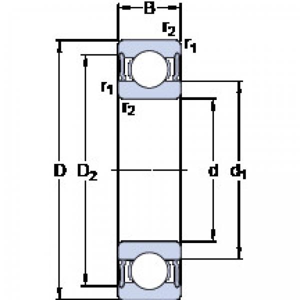 підшипник 63007-2RS1 SKF #1 image