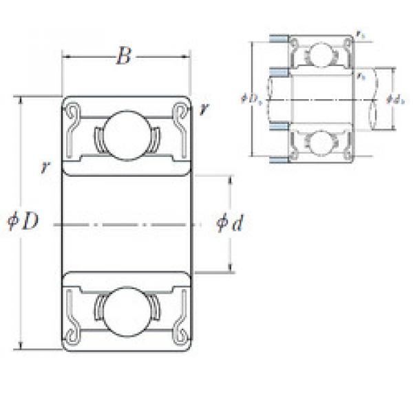 підшипник 602 ZZ NSK #1 image