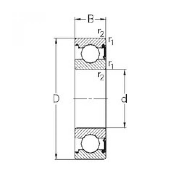 підшипник 6318-RSR NKE #1 image