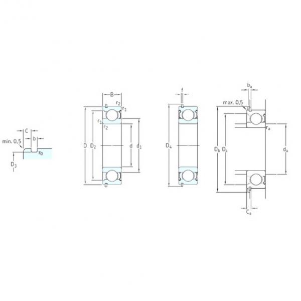 підшипник 6314-2ZNR SKF #1 image