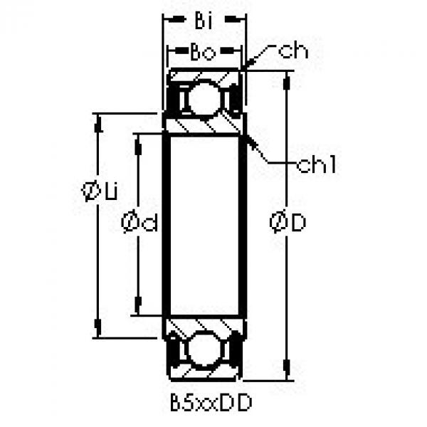 підшипник B545DD AST #1 image