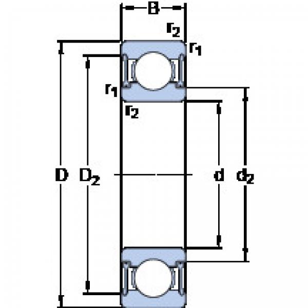 підшипник W 6001-2RZ SKF #1 image