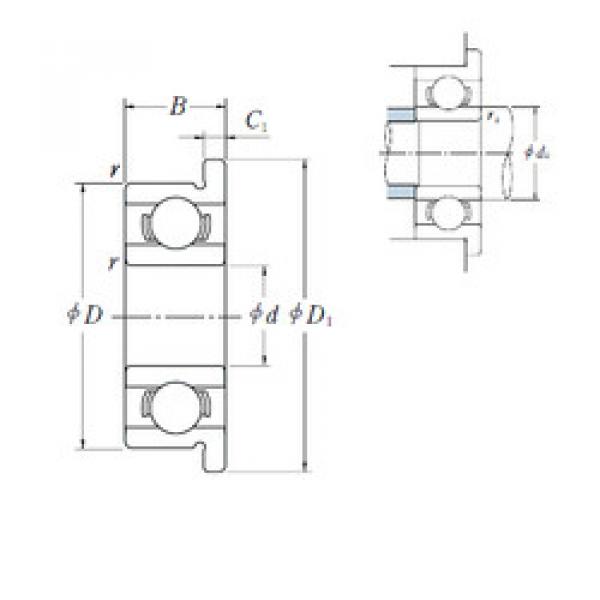 підшипник F608 NSK #1 image