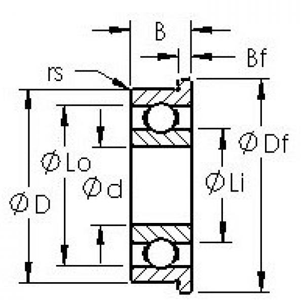 підшипник F685H AST #1 image