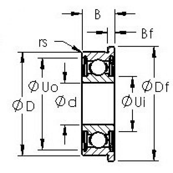 підшипник SMF106ZZ AST #1 image