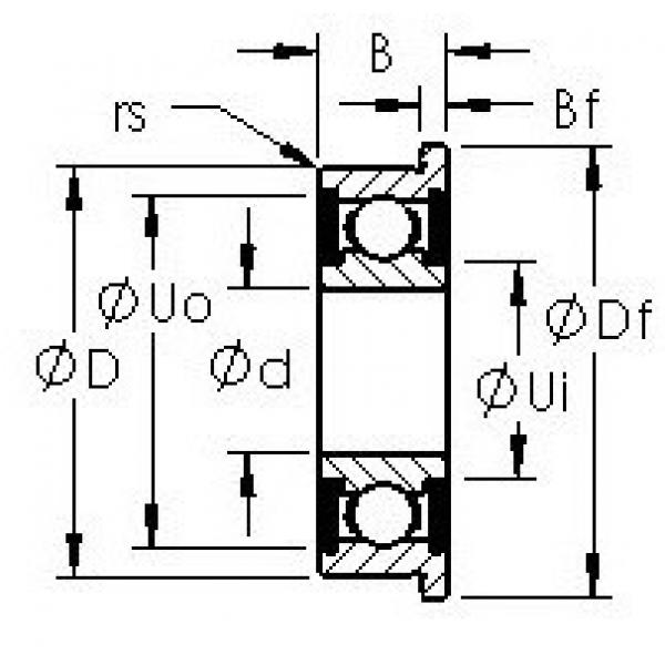 підшипник F697H-2RS AST #1 image