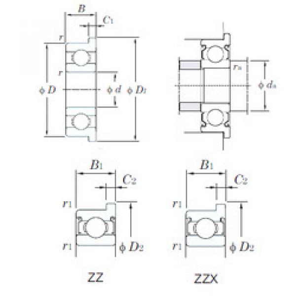 підшипник F627ZZ KOYO #1 image