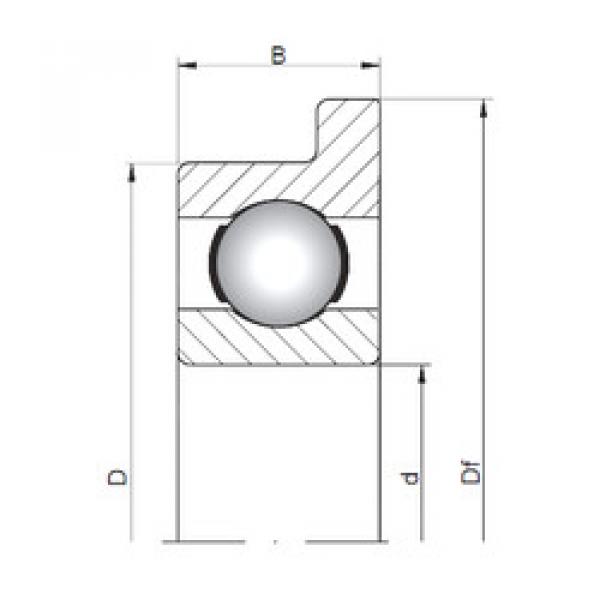 підшипник FL603 ISO #1 image