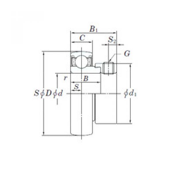 підшипник SA206-19 KOYO #1 image