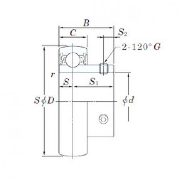 підшипник UC203 KOYO #1 image