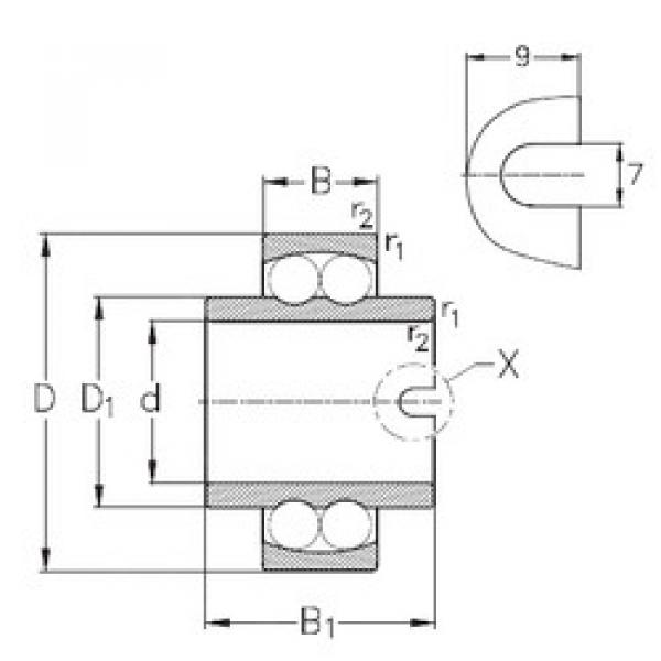 підшипник 11310 NKE #1 image