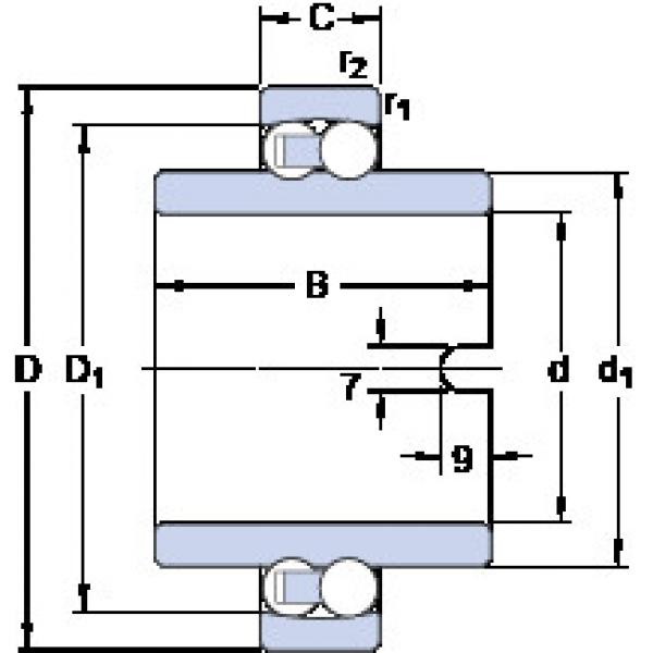 підшипник 11204 ETN9 SKF #1 image