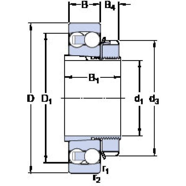 підшипник 1206 EKTN9 + H 206 SKF #1 image