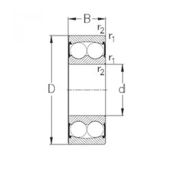 підшипник 2309-2RS NKE #1 image