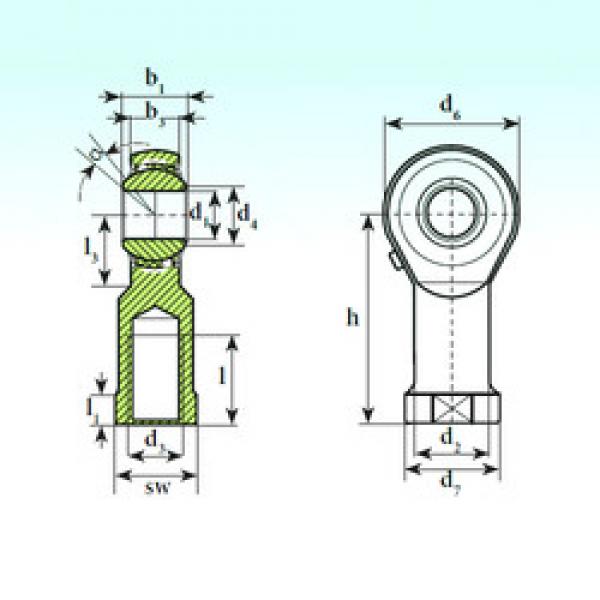 підшипник TSF 08 BB-O ISB #1 image