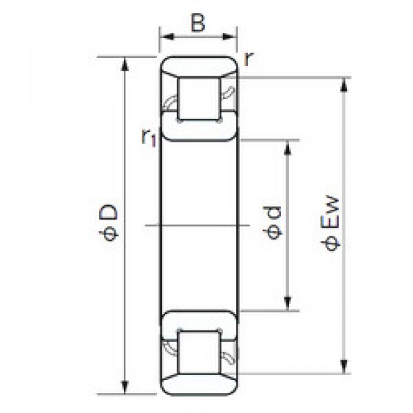 підшипник N 411 NACHI #1 image