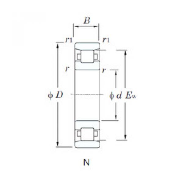 підшипник N408 KOYO #1 image