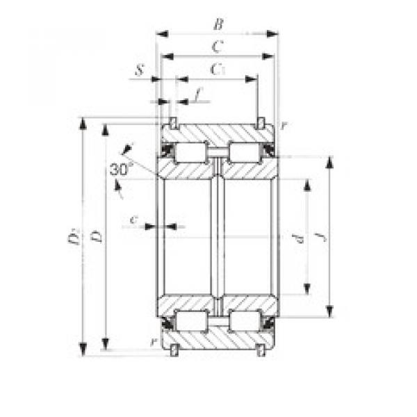 підшипник NAS 5084UU IKO #1 image