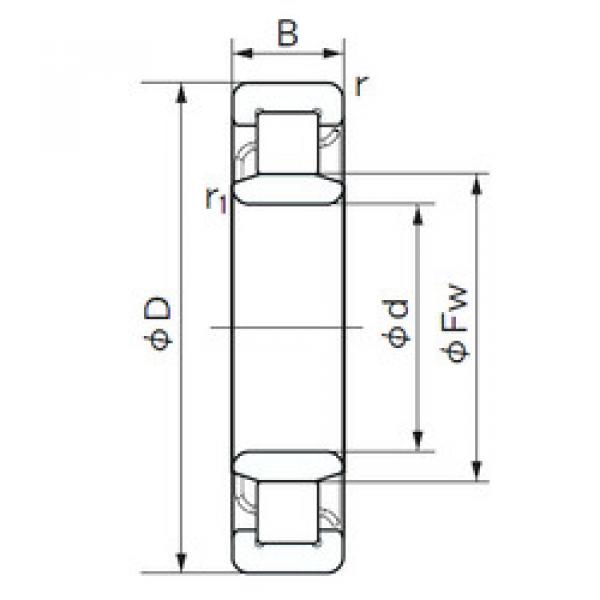 підшипник NU 217 NACHI #1 image