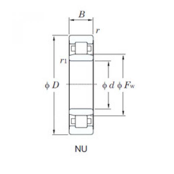 підшипник NU1021 KOYO #1 image