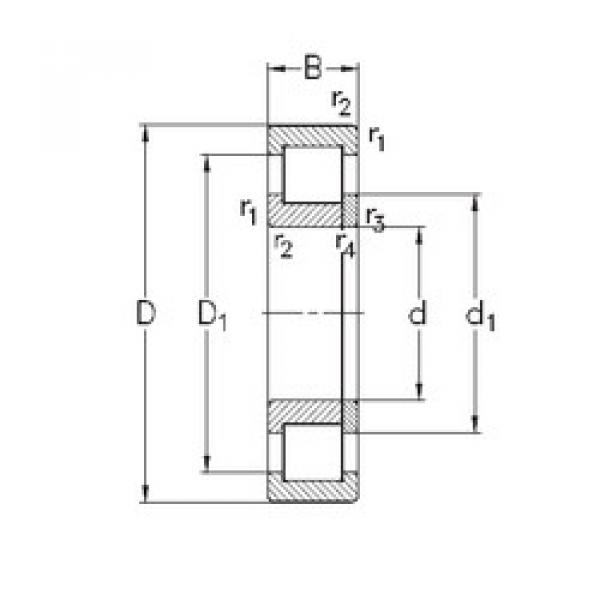 підшипник NUP230-E-M6 NKE #1 image