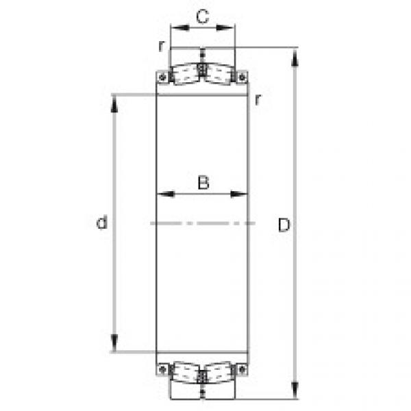 підшипник 239SM600-MA FAG #1 image