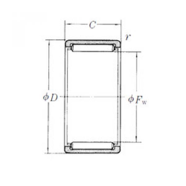 підшипник RLM11013040-1 NSK #1 image