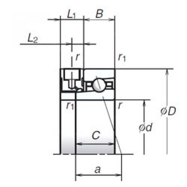 підшипник 90BER10XE NSK #1 image