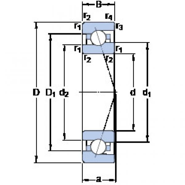 підшипник 7011 ACE/P4A SKF #1 image