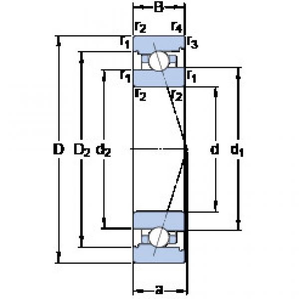 підшипник 71922 ACB/HCP4A SKF #1 image