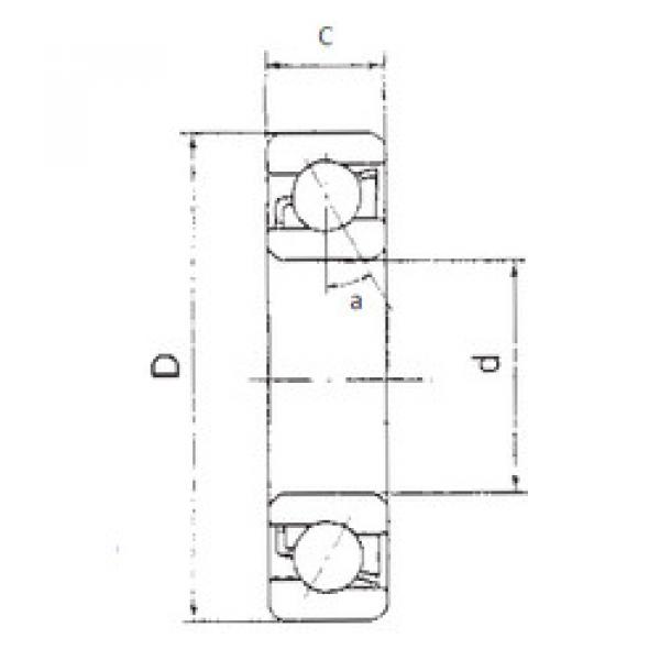 підшипник 7210B FBJ #1 image