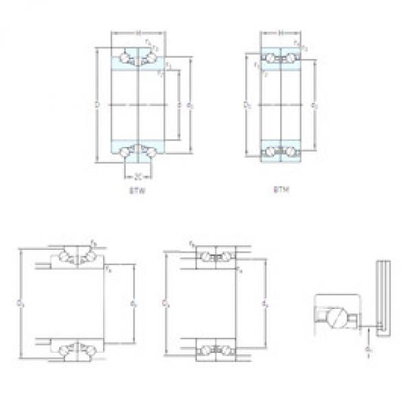 підшипник BTM 80 BTN9/P4CDB SKF #1 image