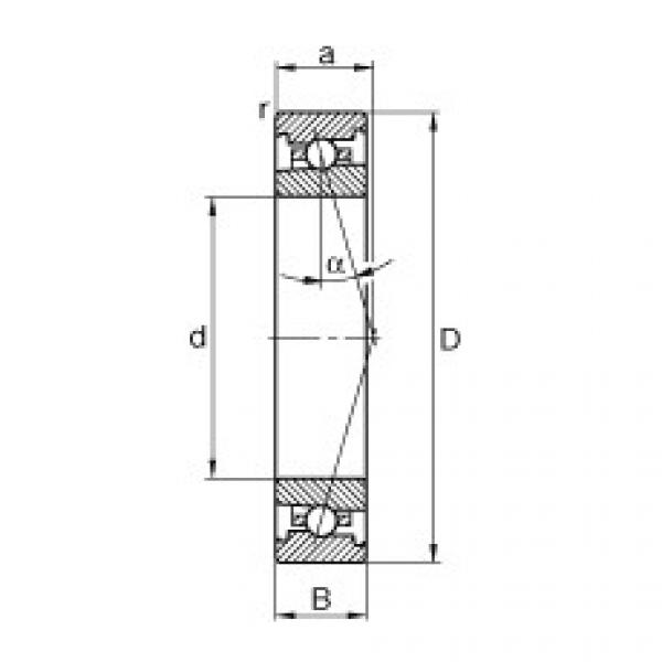 підшипник HS7008-C-T-P4S FAG #1 image