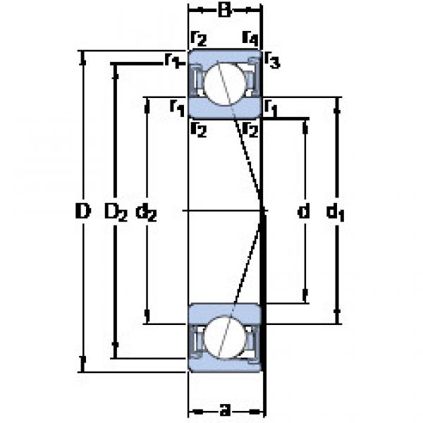 підшипник S7015 ACD/P4A SKF #1 image