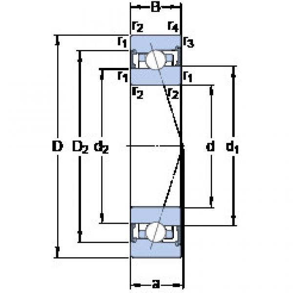 підшипник S7015 ACB/P4A SKF #1 image