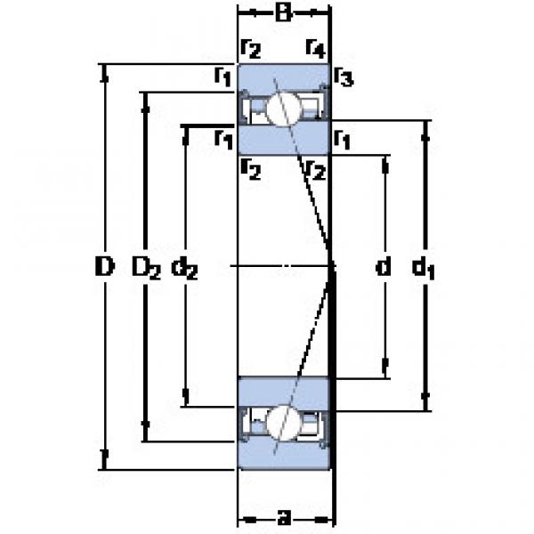 підшипник S7008 FW/HC SKF #1 image