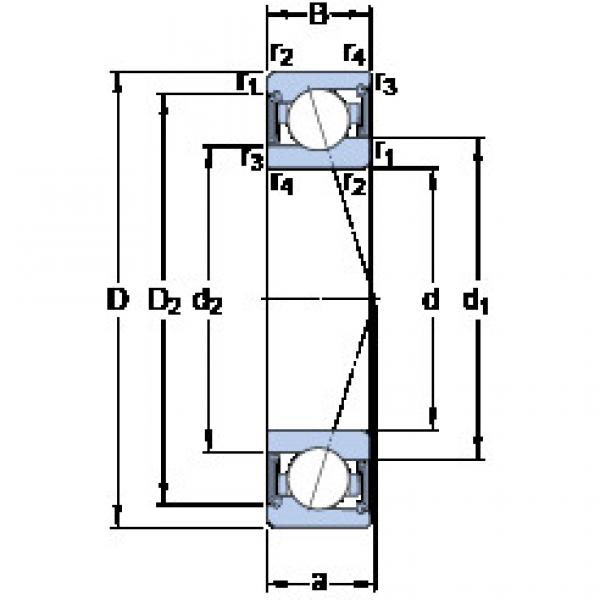 підшипник S71910 ACE/HCP4A SKF #1 image