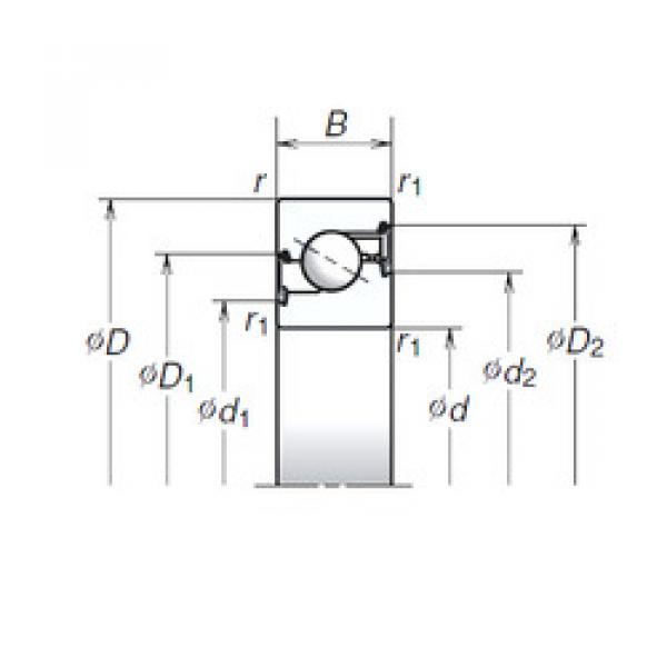 підшипник 20TAC47BDDG NSK #1 image