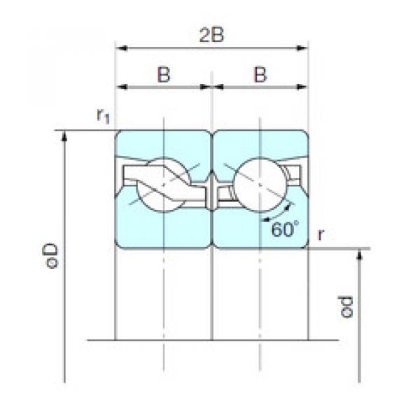 підшипник 25TAB06DB NACHI #1 image