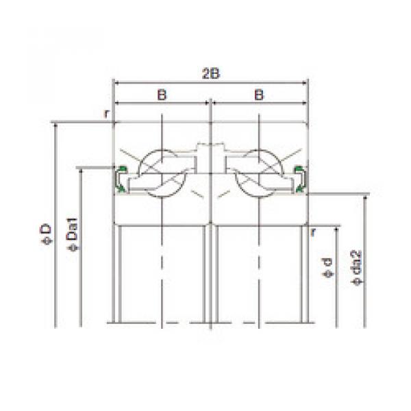 підшипник 17TAB04DF-2NK NACHI #1 image