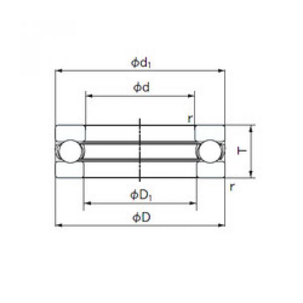 підшипник 51104 NACHI #1 image